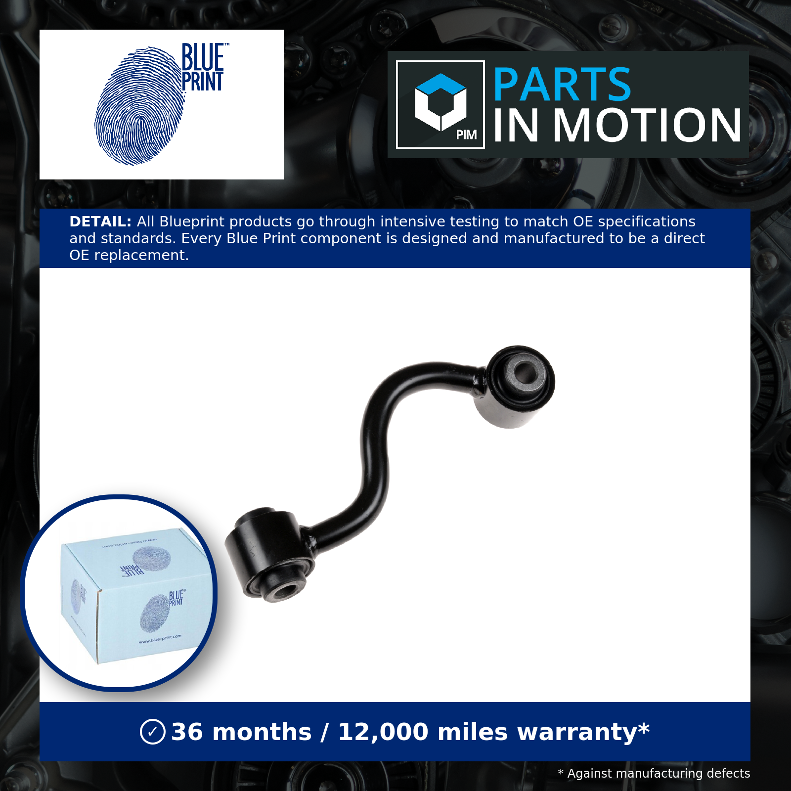 Stabilizer Link Rear Axle Right Coupling Rod ADN18596 BLUE PRINT for NISSAN - Image 5