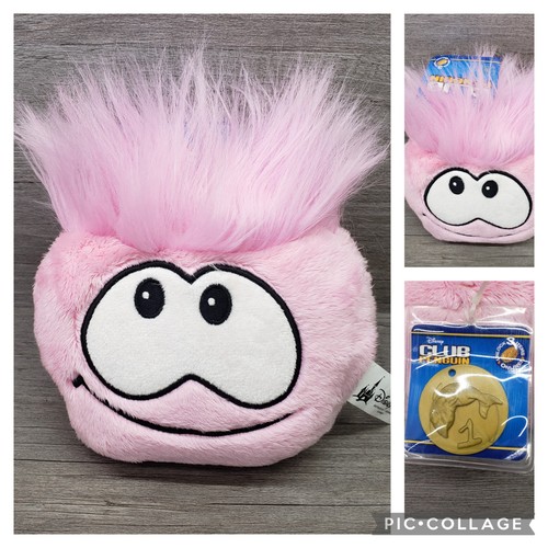 Club Penguin Series 1 Pink Puffle 6" Plush Collectible New With Coin & Tags