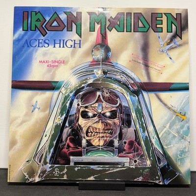 Vinyl Iron Maiden Schallplatte Aces High Second Hand