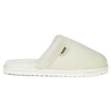 PUMA Fluff Bx Slip On  Womens Off White Casual Slippers 38702502