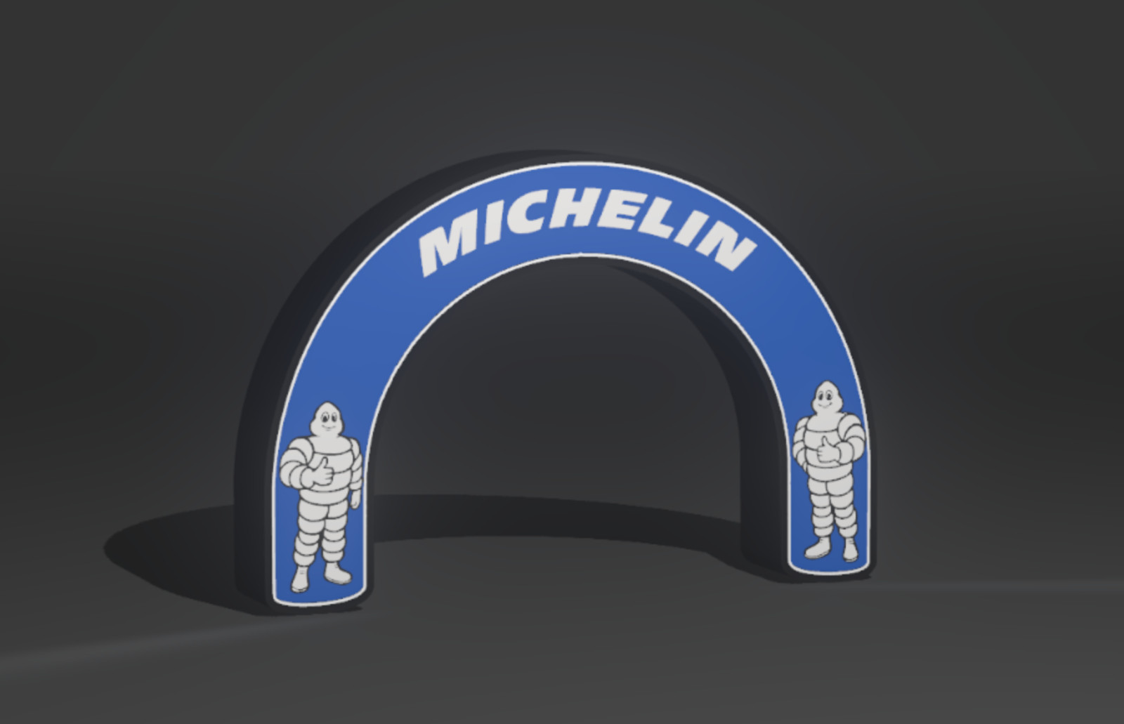 Dunlop Racing Arch Slot car sign Double sided-Michelin and Pirelli Available