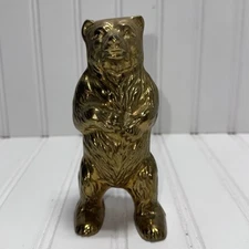 Vintage Brass Bear Moneybox/Coin Bank*