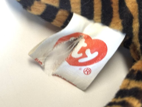 Ty Beanie Babies 2a generazione Tush Tag Bongo Bongo Stripes versione Dk lotto 3 pezzi - Foto 3 di 10