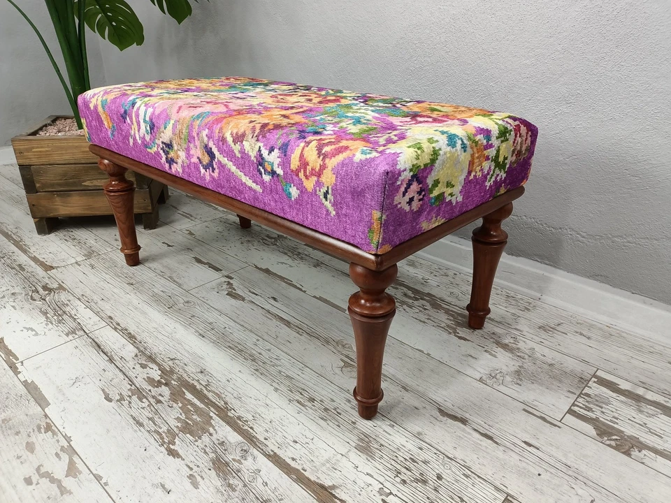 Silla Funky, Banco Bohemio, Banco Dormitorio, Banco de Reposo, Otomana de Cóctel Foto 3 de 4