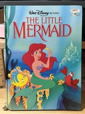 Walt Disney Pictures Presents The Little Mermaid Hardcover Book Vintage
