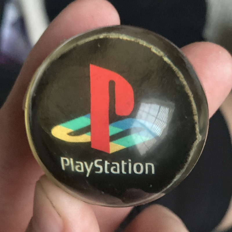 PlayStation Logo Glass Marble Ball, Machine Made, Age 4-7 & 8-11 Years