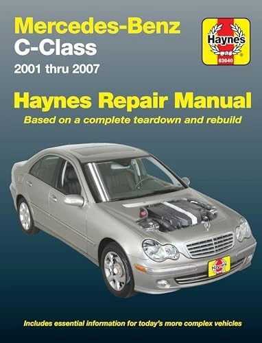 Manual de reparación Haynes Mercedes-Benz Clase C 2001-2007 hágalo usted mismo transmisión de motor de servicio Foto 2 de 2