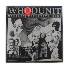 Selchow & Righter Boardgame Whodunit - Mystery Detective Game Box Fair/VG