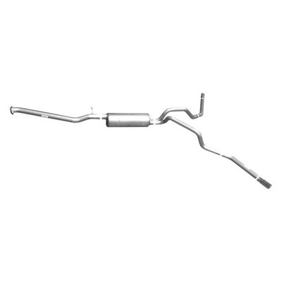 07 silverado GIBSON ステンレス ダブル出しマフラー For Chevy Silverado 1500 Classic 07 Exhaust System Extreme Dual