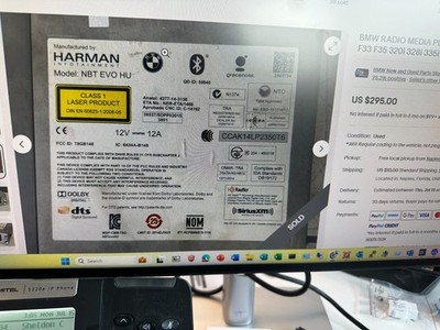 NBT EVO Headunit for a BMW