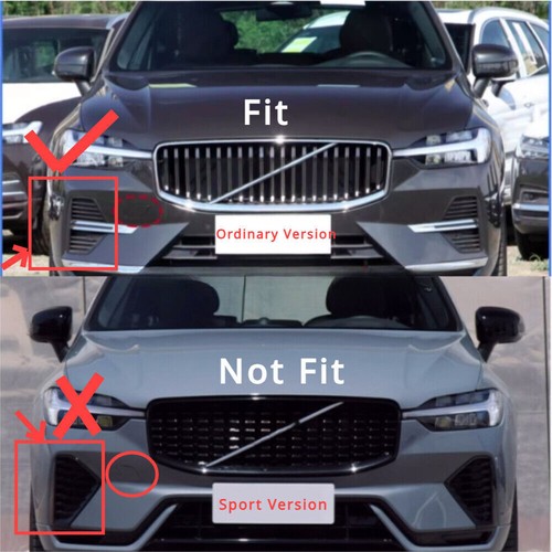 For 2022 2023 VOLVO XC60 Car Front Bumper Tow Hook Eye Cover Cap Lid - Picture 3 of 26