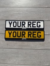 X2 Mini John Cooper Works Number Plate Frames UK Black White Logo Front Rear