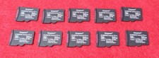 LOT of 10 Used 32 GB MicroSD Cards- Untested - Kingston