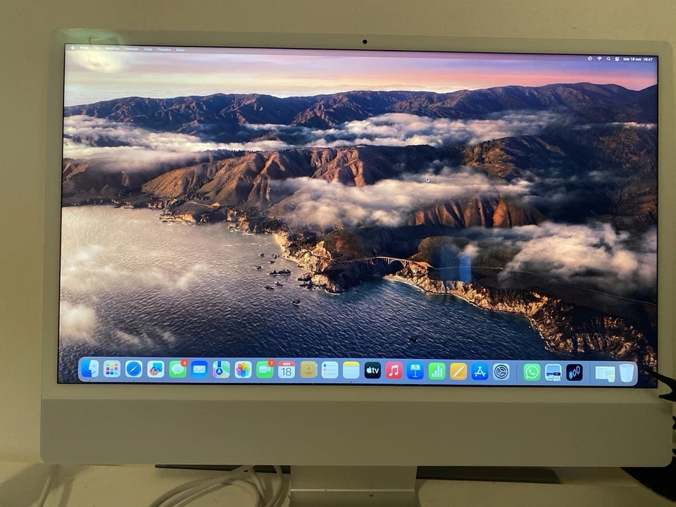 Apple iMac 24" (256GB SSD, M3, 8GB, GPU 10‑Core) Argento - MQRJ3T/A (Ottobre,... - Immagine 3 di 3