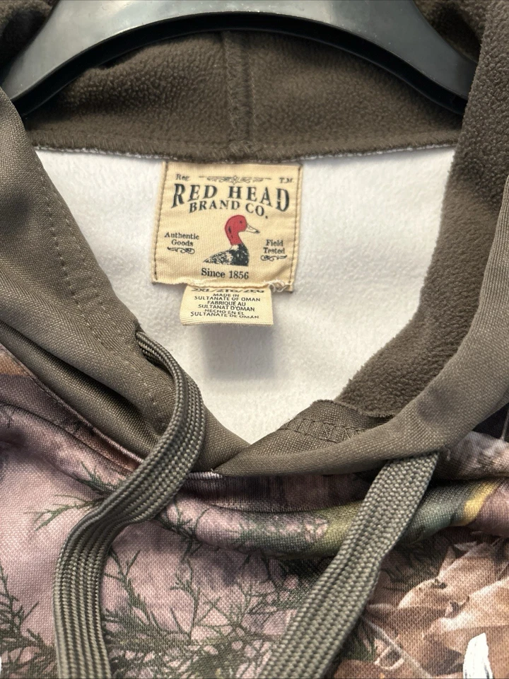 REDHEAD Camo Hoodie Men 2XL Camoflauge BPOM113 Hunting Deer Hooded Pullover XXL - Image 3 of 3