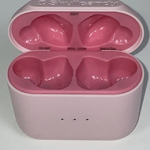 Skullcandy Indy S2SSW Pink Wireless Rechargeable In-Ear Earbuds Charging Case - Picture 2 of 5