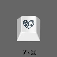 RAMA WORKS x JTK Azure Custom Aluminum Keycap for Custom Mechanical Keyboards