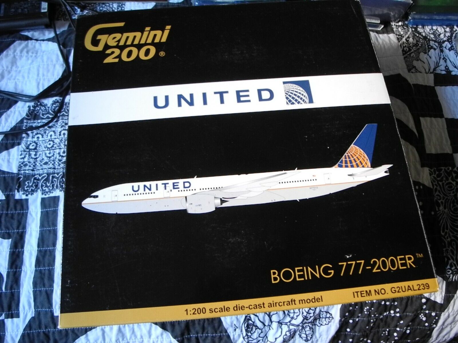 Extremely RARE GEMINI JETS  Boeing  ER CONTINENTAL AIRLINES,  NIB!