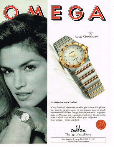 Publicite ADVERTISING 104 1996 omega 
