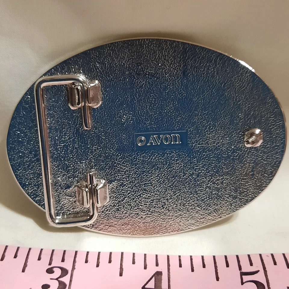 ДЕКОРАТИВНАЯ КОВБОЙСКАЯ ПРЯЖКА РЕМНЯ ВСАДНИКА ЛОШАДИ AVON - Изображение 3 из 3