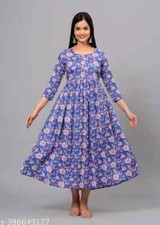 Indian Women women Cotton Kurta Kurti unique comfortable beautiful stylish dress
