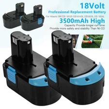 18V 3500mAh Battery Replacement for Hitachi EB1812S EB1814SL EB1820L EB1824L NEW