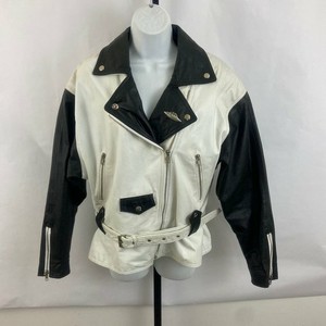 jaqueta couro anos 80