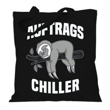 Stoffbeutel Baumwolltasche Jutebeutel Lange Henkel Auftrags Chiller Faultier