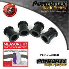 Powerflex Black Heck Arb Buchsen 20mm für Ford Orion Mk3 (90-01) PFR19-608BLK