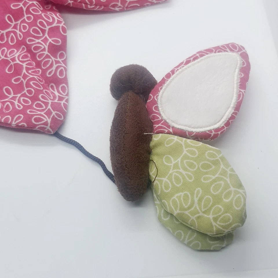 Nuevo de Lote Antiguo Cocalo TAFFY Bebé Rosa Guardería Móvil Floral Mariposa Música Cuna Difícil de Encontrar Foto 4 de 4