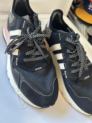 Size adidas Nite Jogger Core Black W for sale online