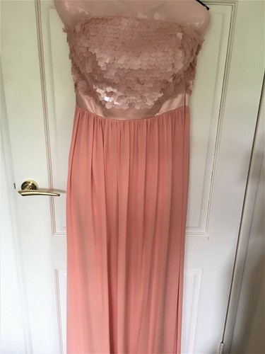 Stunning Coast Coral Maxi Dress Size 12 