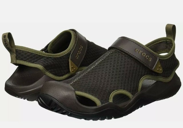 crocs swiftwater mesh sandal men's