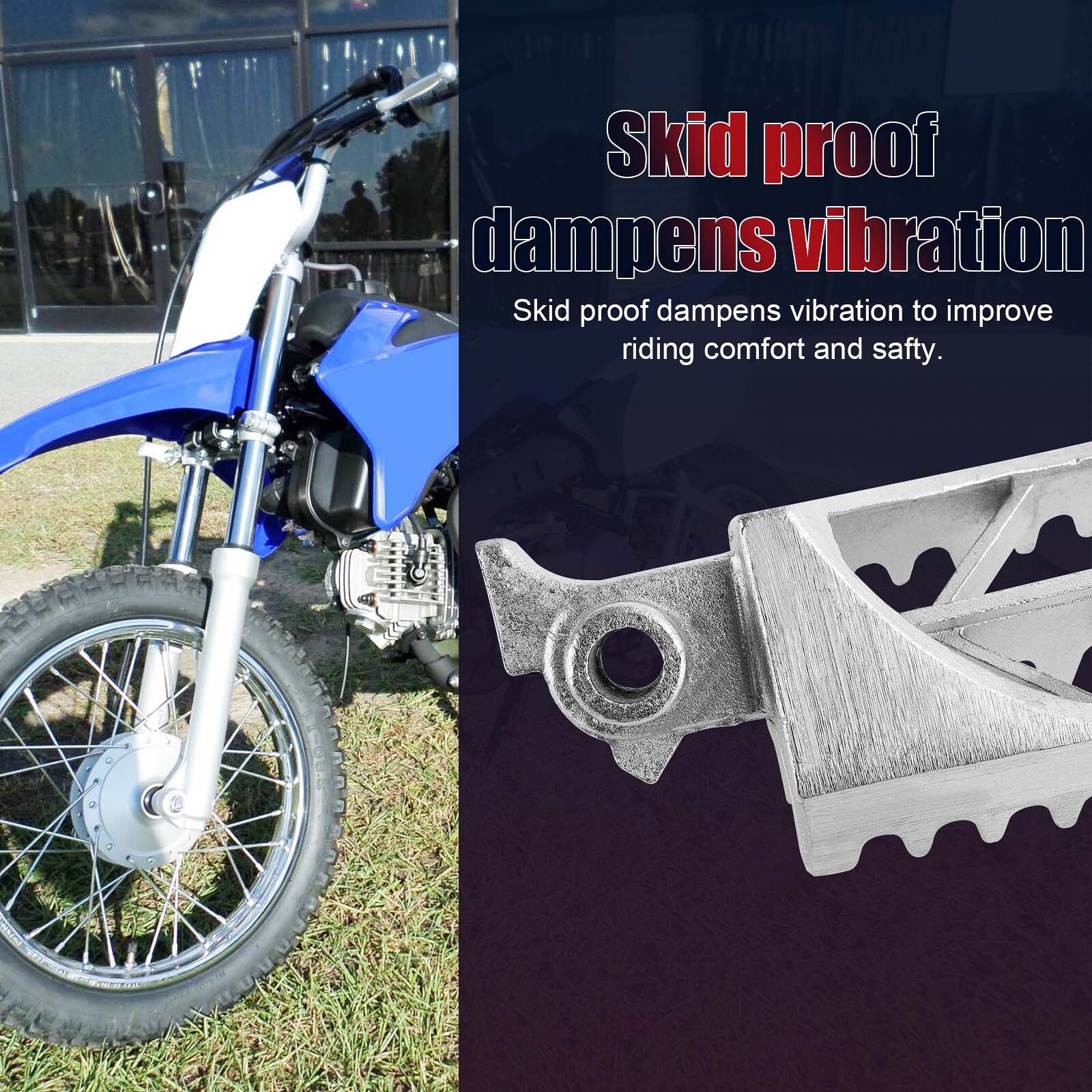 Atv Grips 7/8 Motorcycle Hand Grips - Rubber Handlebar Grips Pair In Multiple Colors 7/8 Handlebar Grips - Foto 6