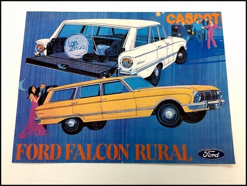 Ford Falcon Rural DeLuxe 1970 - Versione Argentina, Modellino In Pressofuso Scala 1:43 IXO Con Rivista
