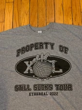 2022 Limp Bizkit Still Sucks World Tour Size XL Concert Grey Gray New York MSG