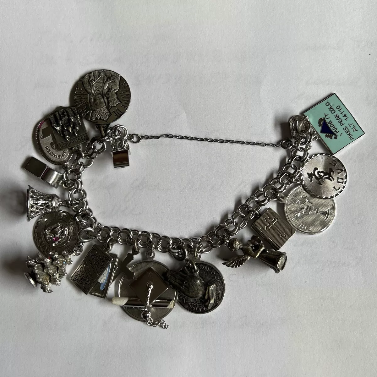 Country Western Mixed Metal Loaded Charm Bracelet – SureShot Jewelry