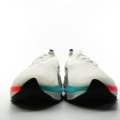 Nike Air Zoom Tempo Next% FK Flyknit White Running Shoes Mens Size