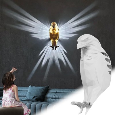 Bald Eagle Wall Light 3D Tier LED Wandleuchte Eagle Shadow Lamp Adler Lampe Wand