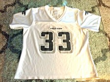 Atlanta Falcons #33 Michael Turner White Glitter Jersey Ladies Women Large