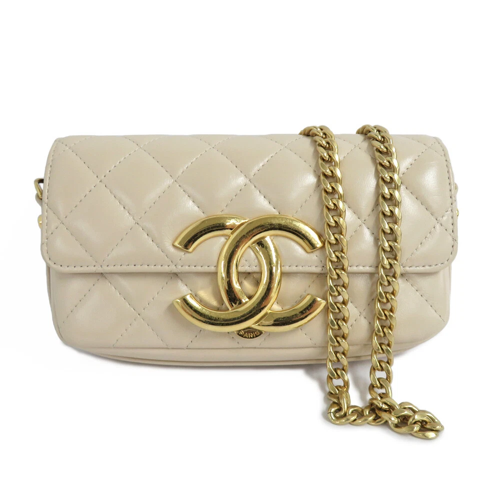 chanel phone pouch with chain