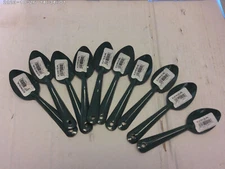 1990's Vintage Enamelware spoon (Pack of 10) Green 6" long