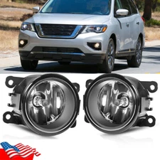 For Nissan Pathfinder 2017-2020 Clear Lens Pair Bumper Fog Light Lamp Replaces