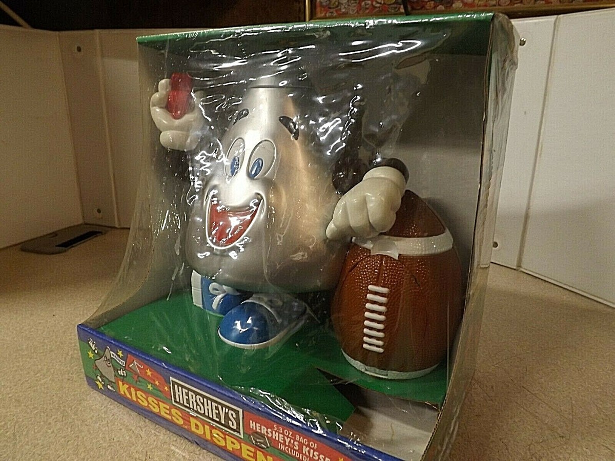 HERSHERYS KISSES VINTAGE FOOTBALL CANDY DISPENSER NO CANDY | eBay
