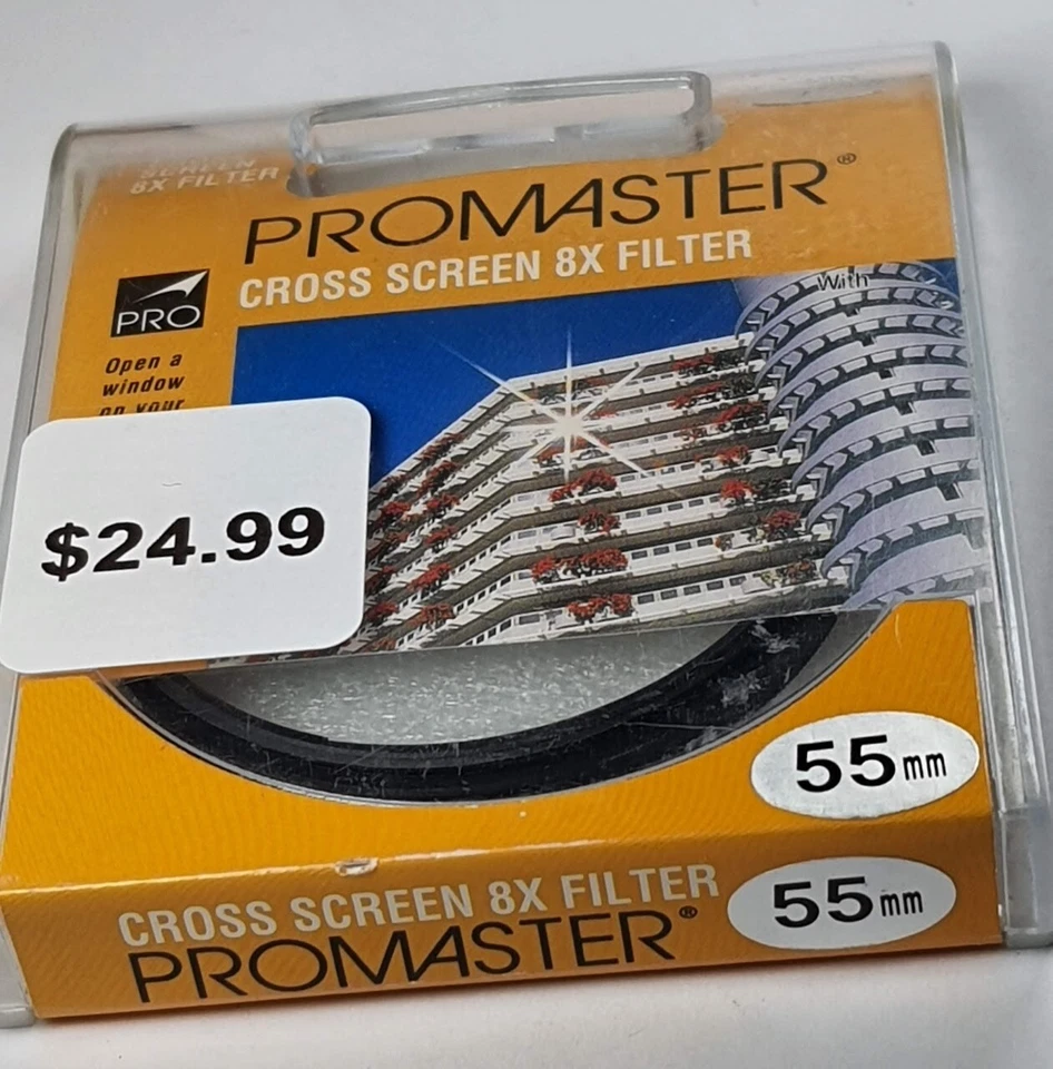 Pro 55mm CS 8x Cross Screen Star Effect Glass Lens Filter Japan E-55 E55 55 mm - Image 4 of 4