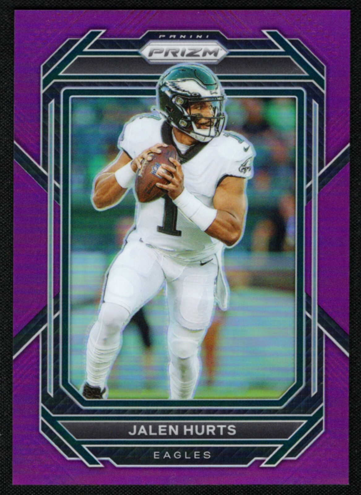 2022 Panini Prizm Jalen Hurts Purple Prism /125 #234 Philadelphia Eagles