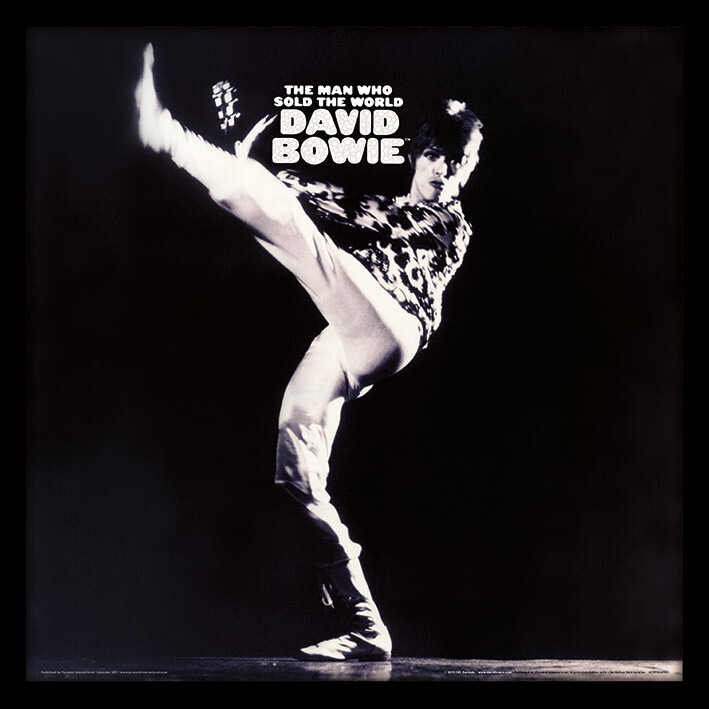 David Bowie - The Man Who Sold the World Official Album Cover Size Framed Print