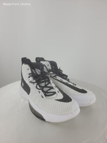 Nike ZM Rize Sneakers Basketball Shoes Black and White Men's Nike ZM Rize Sneakers Basketball Shoes Black and White Men's