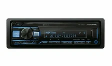 Alpine UTE-73BT, Single-DIN Digital Media Stereo w/ Bluetooth, USB & Auxiliary