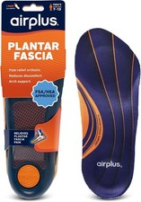Airplus Plantar Fascia Orthotic 3/4 Length Shoe Insole FSA HSA Eligible -Foam S